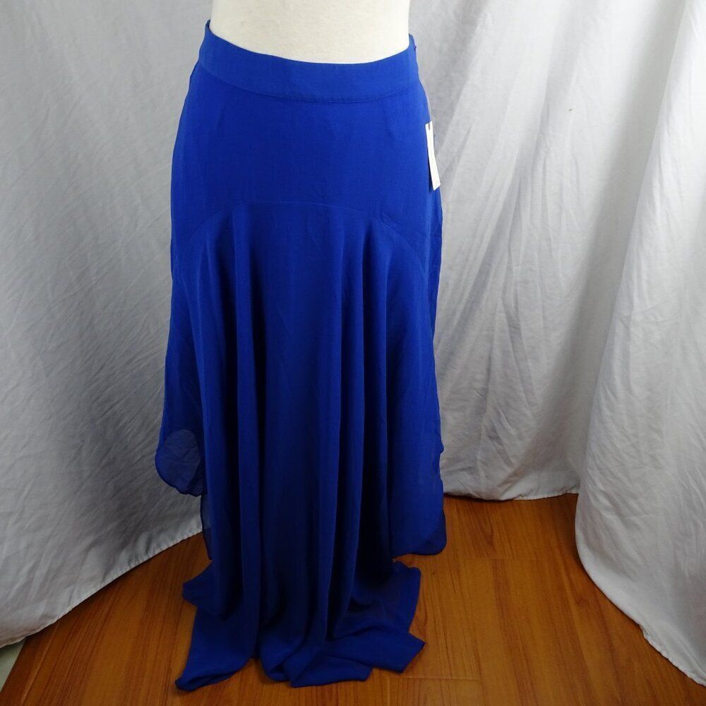 Anthropologie HD In Paris Women Blue Skirt Size 8.